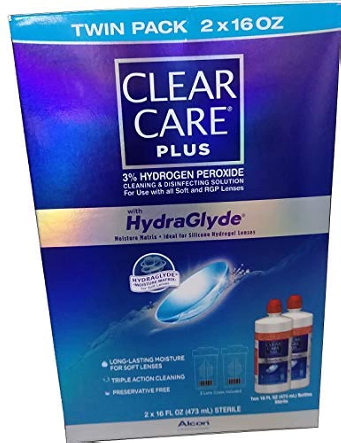Amazon.com: Clear Care Bonus Pack (32 Ounce) : Health & Household